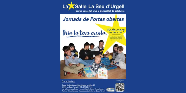 Jornada de portes obertes al Col·legi la Salle de la Seu d’Urgell