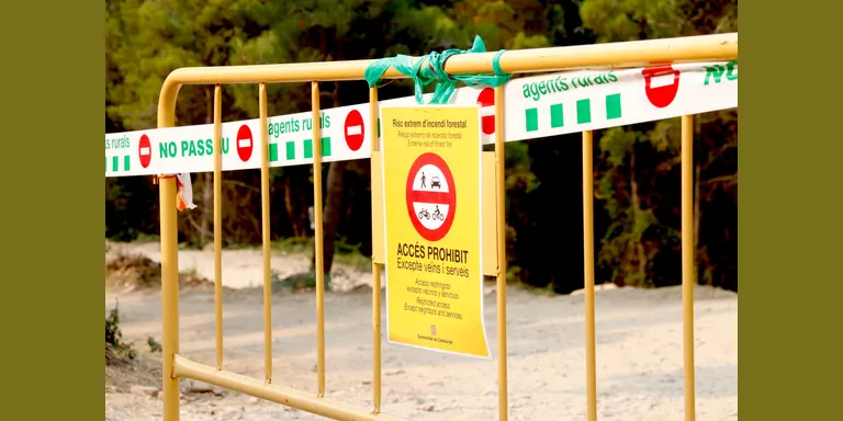 Menys calor, risc de ruixats i perill d'incendis