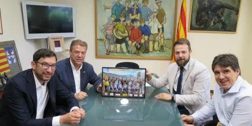 L'AE Sedis Bàsquet fa balanç de la temporada amb el secretari general de l’Esport i de l’Activitat Física