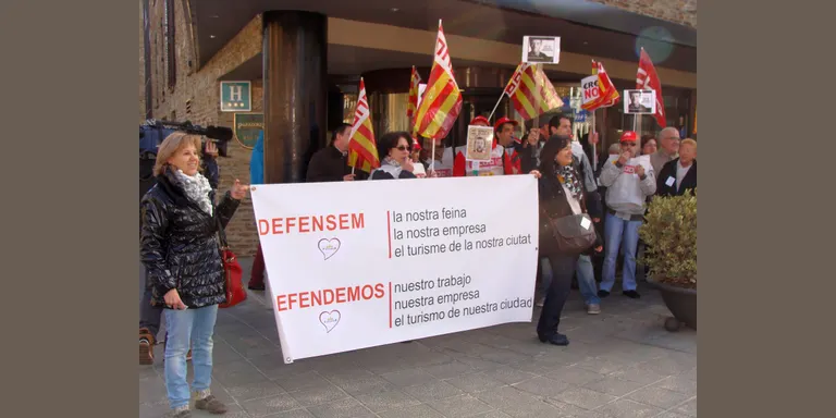 Els treballadors del Parador estudien tornar a fer vaga per Cap d'Any