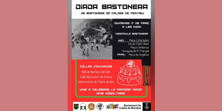 Aquest diumenge se celebra la Diada Bastonera a Caldes