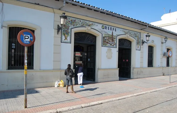 La estación de trenes de Utrera