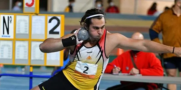 Aaron Sola, medalla d’or en el llançament de pes del Campionat de Catalunya Absolut i Sub23