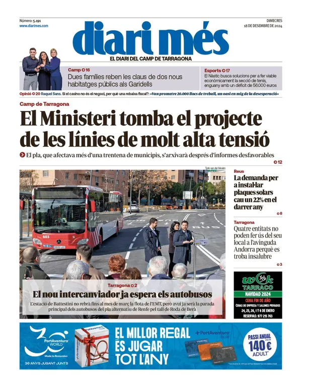 Cop d'ull als diaris d'aquest dimecres 18 de desembre