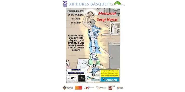 La Seu acull aquest dissabte les XII Hores de Bàsquet-Memorial Sergi Herce