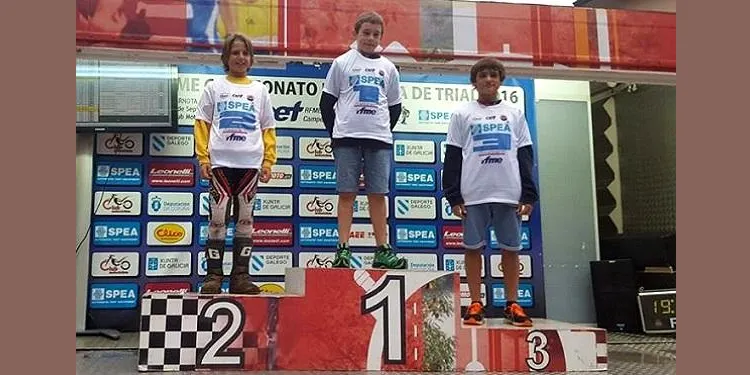 El pilot torrenc Adrià Mercadé tanca el Campionat d’Espanya de Trial amb moto en tercera posició