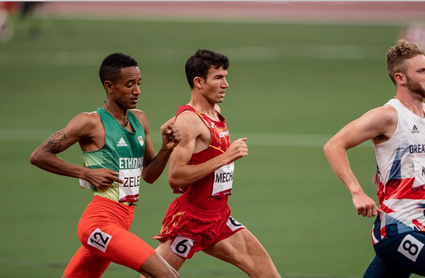 Adel Mechaal, cinquè ens uns 1.500m de rècord olímpic