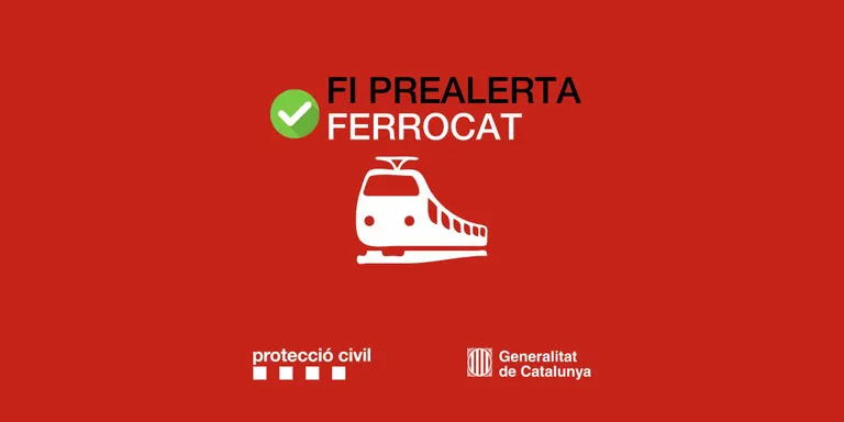 Un incendi a la catenària ha afectat la circulació dels regionals sud