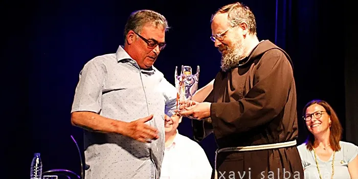 Manel Pou rep l’Almorratxa d’Honor com Arenyenc de l’Any 2018