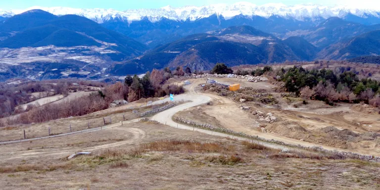 Avancen a bon ritme les obres de la carretera d'accés a Lles de Cerdanya