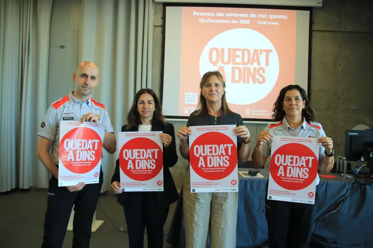 Protecció Civil activarà dilluns les 119 sirenes de risc químic de Catalunya i enviarà un ES-Alert previ