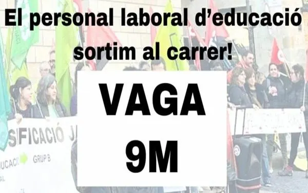 La USTEC i la CGT convoquen una jornada de vaga per aquest dijous