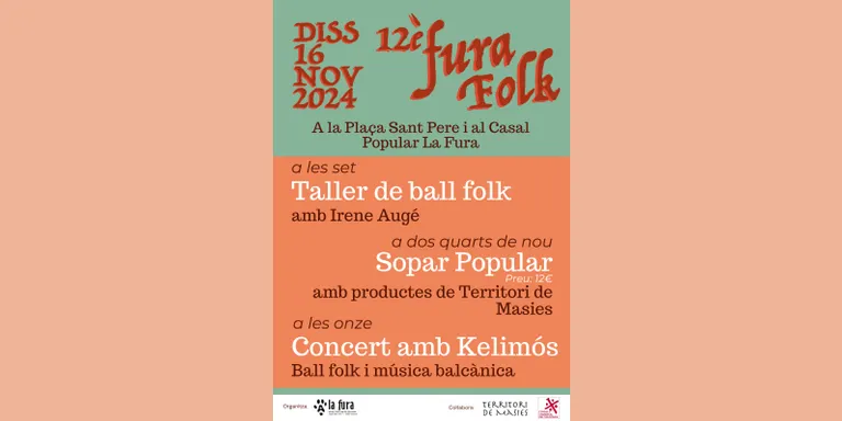 Música i gastronomia, protagonistes del FuraFolk d'aquest dissabte