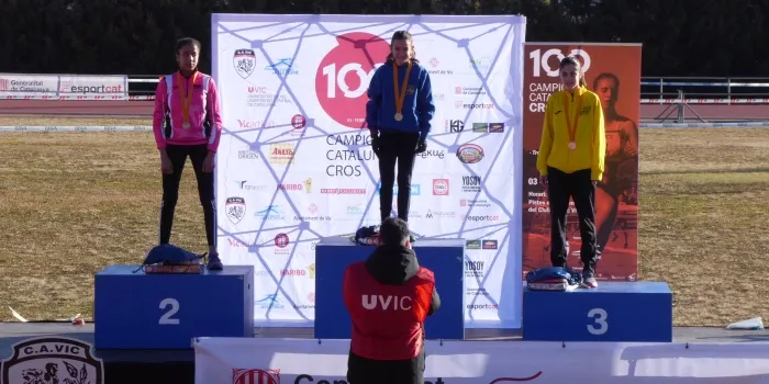Marta Mitjans es proclama Campiona de Catalunya de Cros en sub-14
