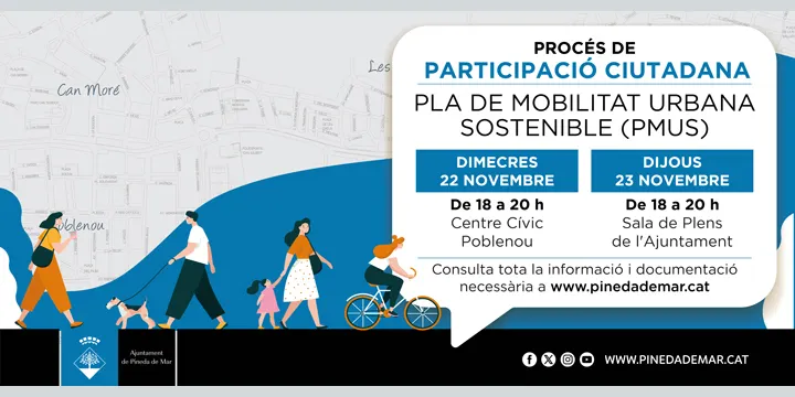 Què en penses de la mobilitat a Pineda? Avui pots opinar sobre com millorar-la