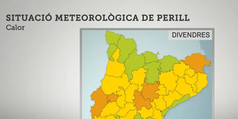 Les temperatures tornaran a tocar sostre aquest divendres, però no serà una onada de calor