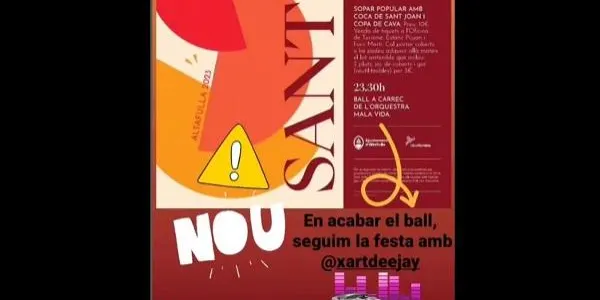La revetlla de Sant Joan a Altafulla incorpora l'actuació d'un punxadiscos per allargar la festa