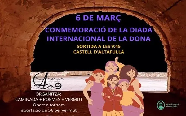 L’Ateneu de Dones d’Altafulla avança la commemoració del 8M al dimecres amb poemes, una caminada i vermut