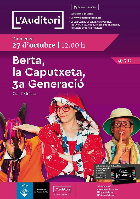 Espectacle familiar 'Berta, la caputxeta 3era Generació'