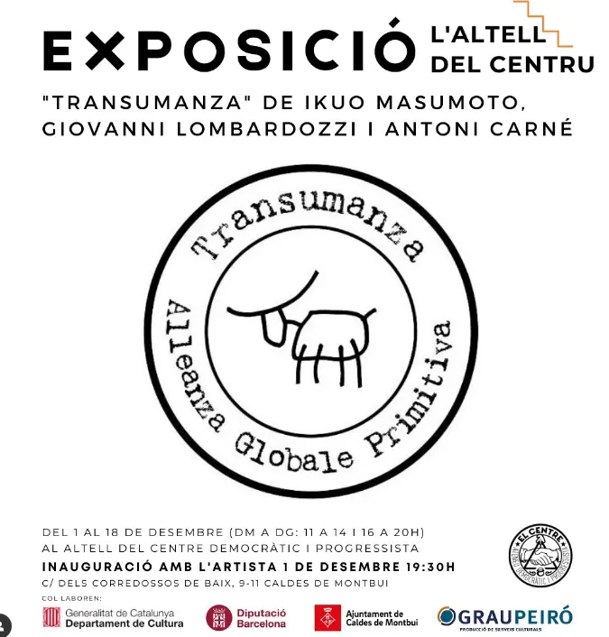 El calderí Toni Carné, entre els artistes participants a  «Transumanza», la nova exposició de l’altell de l’ateneu el Centre