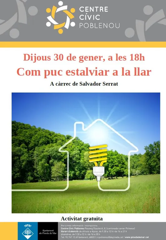 Taller sobre com pots estalviar energia a la llar