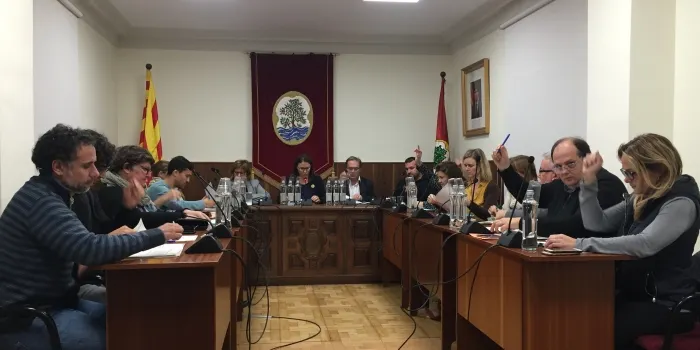 El ple va aprovar diversos punts de trà mit a l'ordre del dia