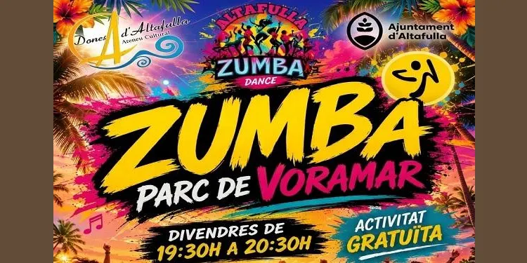 Continuen les classes de zumba de l’Ateneu de Dones d’Altafulla al Parc de Voramar