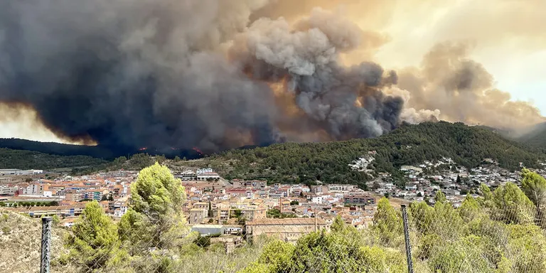 Els Bombers d'Arenys es desplacen a l'incendi de la comarca del Bages
