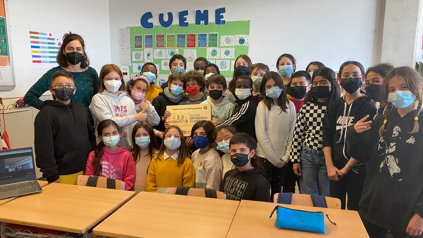 L'escola El Calderí rep un reconeixement per fomentar la cultura emprenedora en l'alumnat