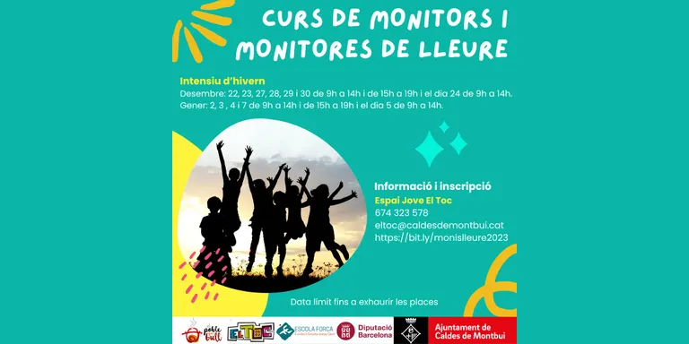 Obertes les inscripcions per al curs de monitors i monitores de lleure organitzat per l’Ajuntament