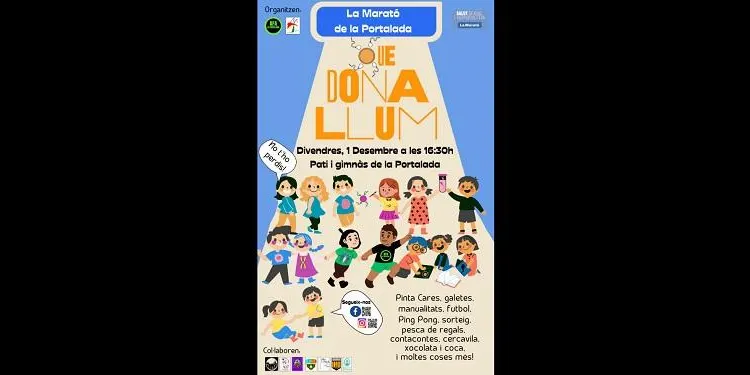 Jornada solidària aquest divendres a l’Escola La Portalada d’Altafulla per la Marató de 3CAT