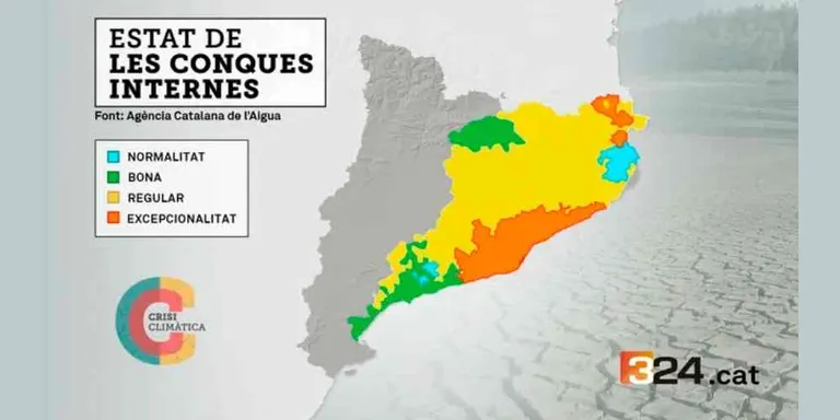 Pineda i tot l'Alt Maresme i part de la Selva es troba en situació excepcional de sequera