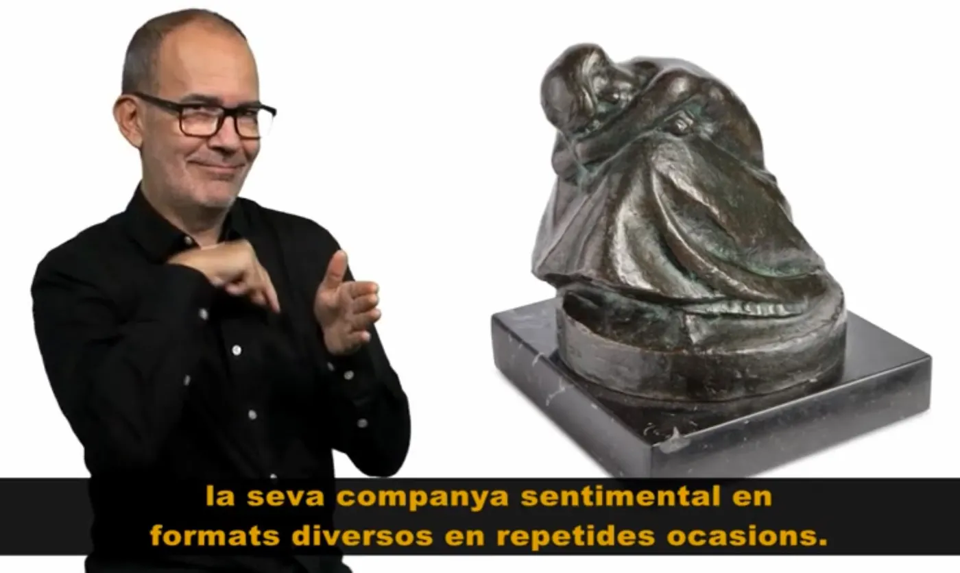 El Museu Thermalia apropa l'obra de Manolo Hugué als usuaris amb diversitat auditiva