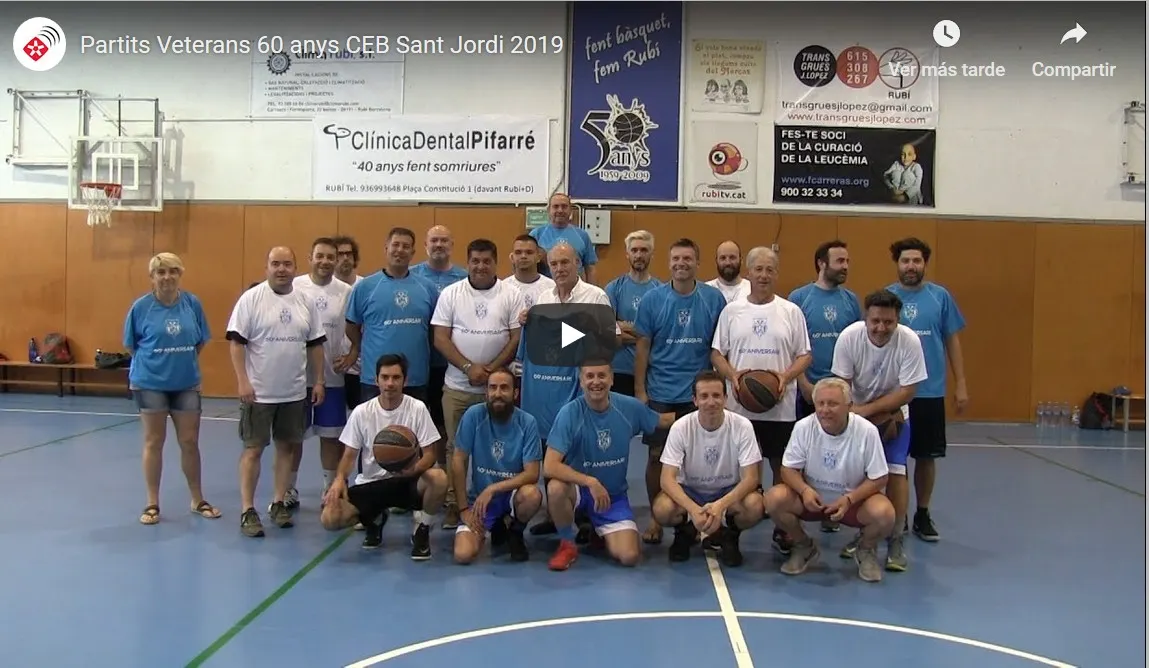 Tret de sortida als 60 anys del CEB Sant Jordi amb el partit de Festa Major