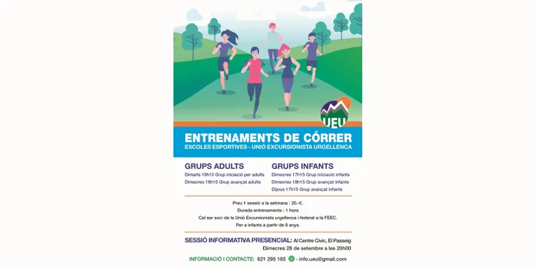 La UEU estrena entrenaments de córrer i d'escalada