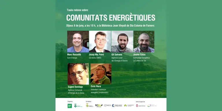 Comunitats energètiques: el repte de No a la MAT i Sta Coloma de Farners