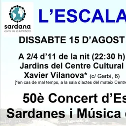 La Principal de Girona FM, Concert d'estiu de l'Escala i aplec de Sant Feliu de Pallerols 9/8/2026 - episode art