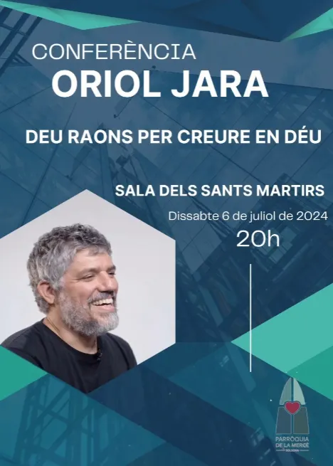 El guionista i escriptor Oriol Jara presenta a Solsona el llibre "Deu raons per creure en Déu"
