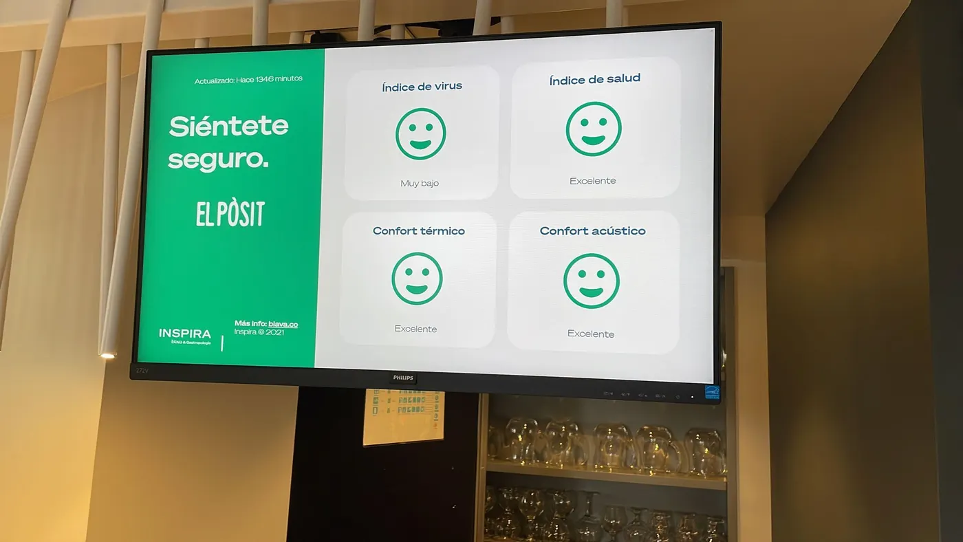 El Pòsit instal·la uns dispositius que indiquen si la càrrega vírica, el soroll o la temperatura són òptimes