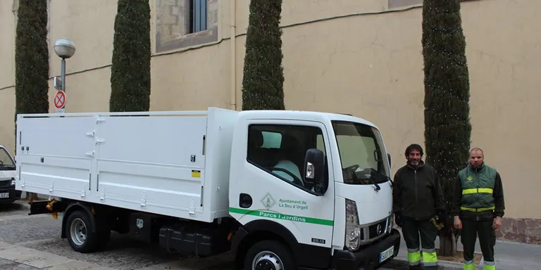 El Servei Municipal de Parcs i Jardins de la Seu estrena un nou vehicle
