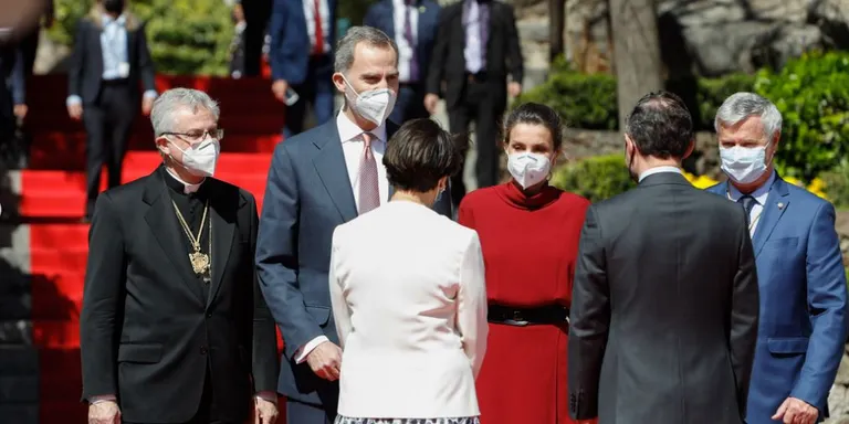 Els reis d'Espanya inicien la visita a Andorra amb una recepció i una reunió sobre ensenyament