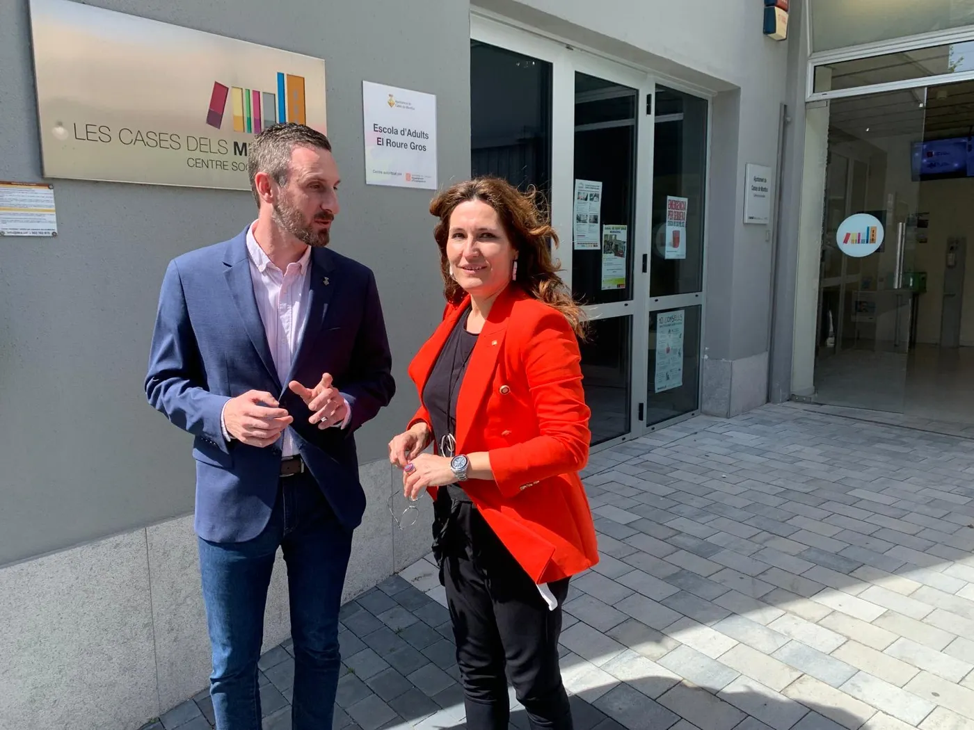 La vicepresidenta de la Generalitat Laura Vilagrà visita Caldes