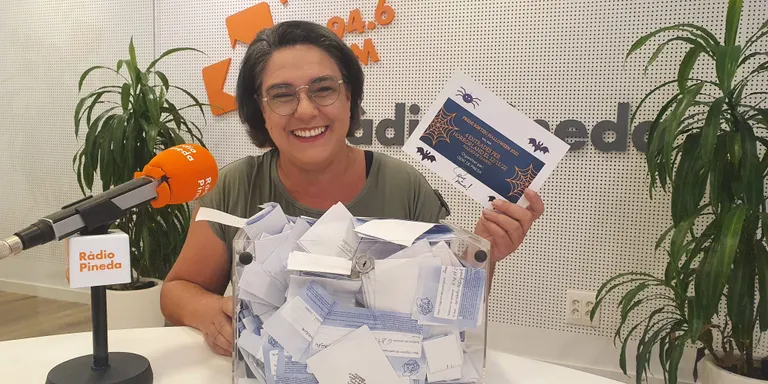 Mª Carmen Melendo Hombrado guanyadora de les entrades per anar a Horrorland