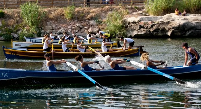 El Club de Rem participa en el Campionat de Catalunya de Llagut
