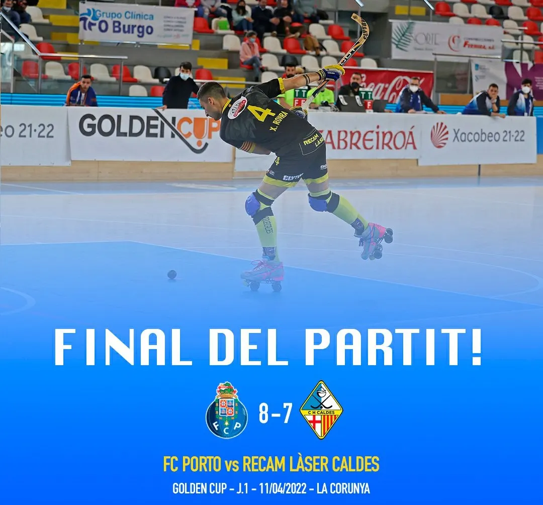 El Recam Làser es queda a les portes d'una remuntada èpica davant el Porto en el debut a la Golden Cup (8-7)