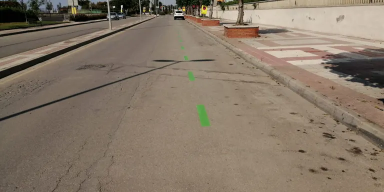 Es posa en marxa la zona verda del passeig marítim de Pineda