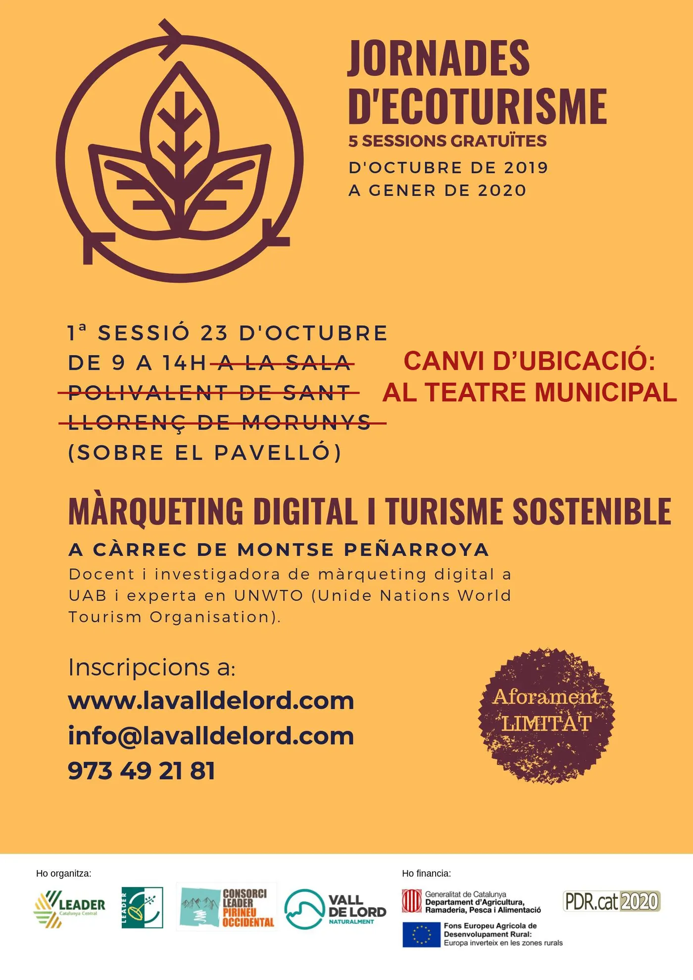 Turisme Vall de Lord organitza unes jornades gratuïtes d'ecoturisme