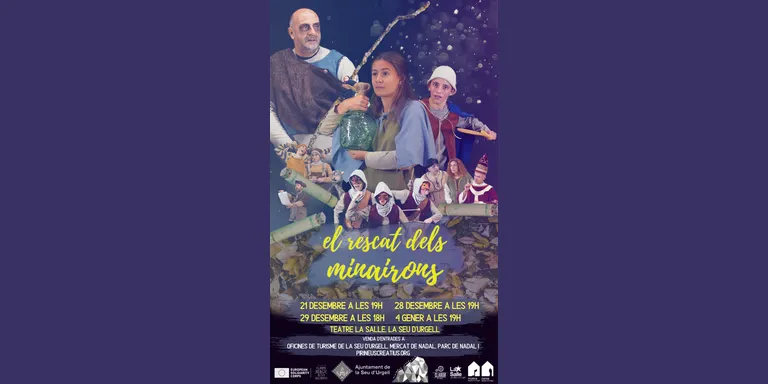 Tot a punt per a l’estrena d’'El Rescat dels Minairons', espectacle nadalenc propi de la Seu d’Urgell