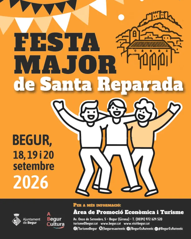 Begur celebrarà la Festa Major de Santa Reparada del 18 al 20 de setembre
