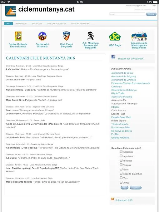 Cicle Muntanya 2016